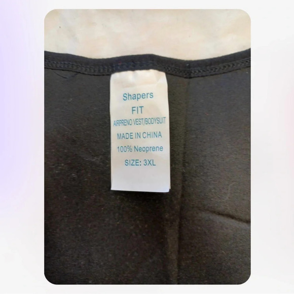 Hebezn Sauna T Shirts Sweat Suit Body Shaper Workout Pink Purple Size 3XL - Picture 11 of 12